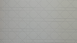 White Cross Stitch Panel