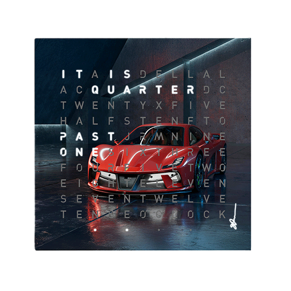 Ferrari Word Clock