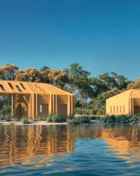 3D-PRINTED ECO RETREAT-Architectural Designs
